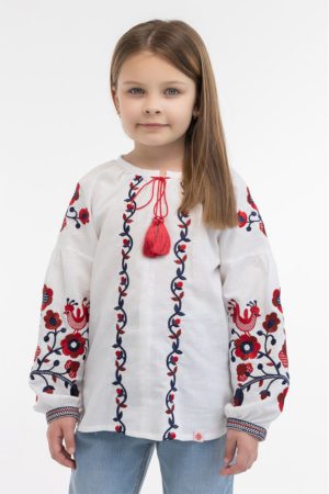 Вышиванка для девочки (7702)
