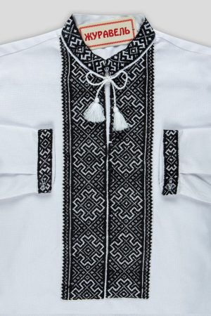 Мужская вышиванка— ручная работа, домотканое полотно