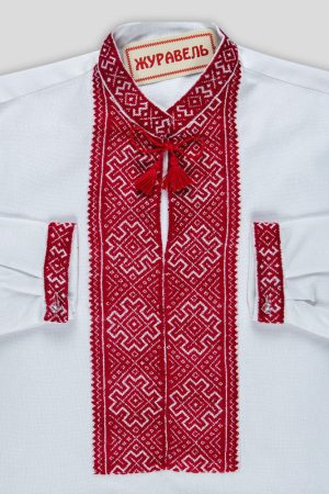 Мужская вышиванка — ручная работа, домотканое полотно