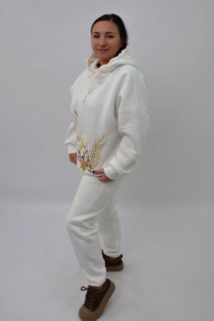 Жіночий зимовий спортивний костюм з утеплювачем бордовий