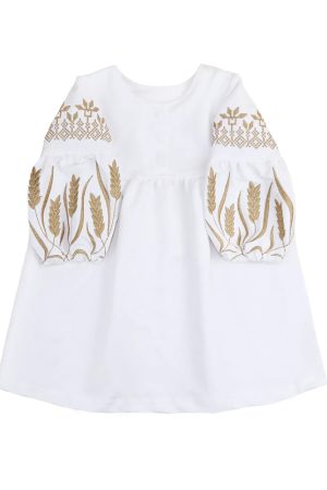 Дитяча сукня з вишивкою «Колоски»