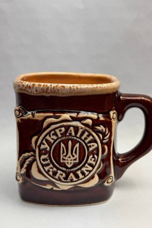 Керамічна глиняна чашка “Київ. Майдан Незалежності” 0,4 л — глянсова сувенірна чашка Україна Керамічна глиняна чашка “Київ. Майдан Незалежності” 0,4 л — глянсова сувенірна чашка Україна