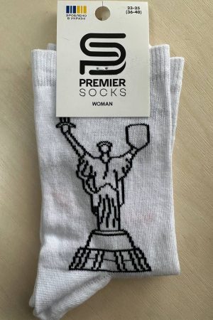 Женские носки украинского производства с принтом «Берегиня»