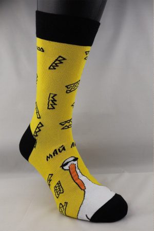 Женские носки украинского производства с принтом «Мясо»